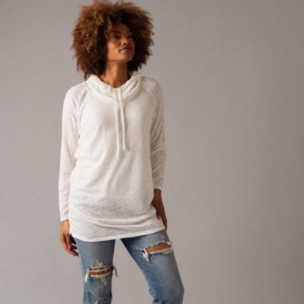 L/XXL Agnes & Dora Raglan Cowl Neck F06